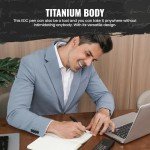 Mesikit Refillable Titan Luxury Ballpoint Pen