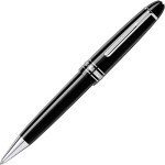 Mont Blanc Platinum Ballpoint Pen - Meisterstuck Le Grand
