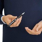 Mont Blanc Platinum Ballpoint Pen - Meisterstuck Le Grand