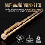 Elegant Gold Fountain Pen with Ink Cartridges Bundle