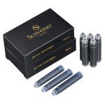 Elegant Gold Fountain Pen with Ink Cartridges Bundle