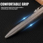 Luxury Titanium Ballpoint Pen - Elegant Gray Design