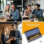 ZenZoi Yellow Ballpoint Pen – Refillable, Luxury Pen for Women, Men. Smooth Writing Premium Schmidt Ink Refills. Fancy, High End Pen Gift Set. Retractable, Professional, Journaling pen