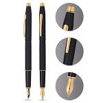 Cross Classic Century Refillable Fountain Pen, Medium Nib, Includes Luxury Gift Box - Classic Black