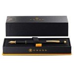 Cross Classic Century Refillable Fountain Pen, Medium Nib, Includes Luxury Gift Box - Classic Black