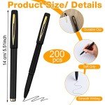 Bulk Black 0.5mm Gel Ink Ballpoint Pens