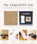 ARTEX Luxury Fountain Pen & Marble Holder Set
