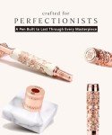 ARTEX Luxury Fountain Pen & Marble Holder Set