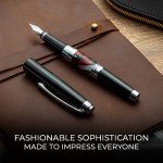 ZenZoi Black Fountain Pen Gift Set - Premium Quality