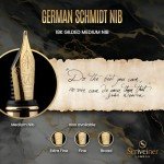 Scriveiner Black Lacquer Luxury Fountain Pen Bundle
