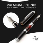 ZenZoi Black Fountain Pen Gift Set - Premium Quality