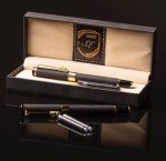 Luxury Black Metal Fountain Pen Gift Set
