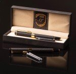 Luxury Black Metal Fountain Pen Gift Set