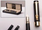 Luxury Black Metal Fountain Pen Gift Set
