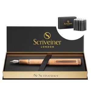 Scriveiner EDC Fountain Pen with Ink Cartridges