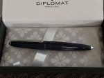 Midnight Blue Diplomat Aero Fountain Pen, Fine