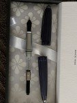 Midnight Blue Diplomat Aero Fountain Pen, Fine