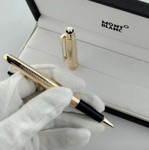 Montblanc Gold Classique Rollerball Pen - Luxury Gift