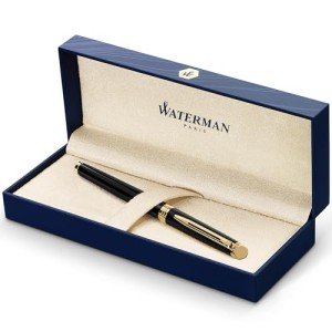 Waterman Hémisphère Black Gold Fountain Pen Gift Set