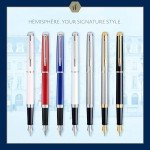 Waterman Hémisphère Black Gold Fountain Pen Gift Set