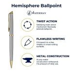 Personalized Waterman Hemisphere Gold Ballpoint Pen
