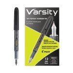Pilot Varsity 1mm Fountain Pen, Black Ink