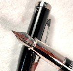 Sheaffer 100 Pine Fountain Pen with Fine Nib