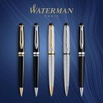 Waterman Expert Rollerball Pen with Gold Accents