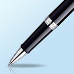 Waterman Hemisphere Ballpoint Pen - Black & Silver