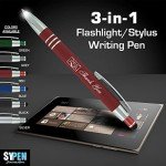 Personalized Luxury 3-in-1 Metal Pens - 50 Pack