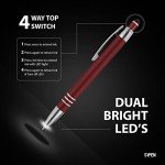 Personalized Luxury 3-in-1 Metal Pens - 50 Pack