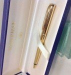 Waterman Preface Gold Ballpoint Pen - Black Ink