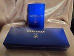 Waterman Hemisphere Blue Ballpoint Pen with Gold Trim