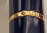 Waterman Hemisphere Blue Ballpoint Pen with Gold Trim