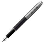 PARKER Sonnet Fountain Pen - Black & Sandblast
