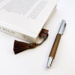 LACHIEVA LUX Walnut Rollerball Pen and Bookmark Set