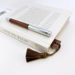 LACHIEVA LUX Walnut Rollerball Pen and Bookmark Set