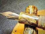 SALE!!!! Bespoke Fountain Pen In Forged Autumn Diamondcast Resin M NIB, NEW, 1/1