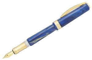 Visconti Blue Opera Gold Fountain Pen Broad Nib