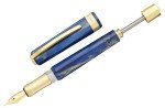 Visconti Blue Opera Gold Fountain Pen Broad Nib