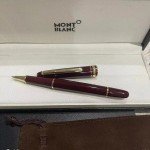 Montblanc Meisterstück Classique Platinum Rollerball Pen - Red