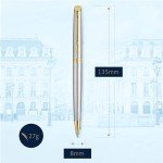 Waterman Hemisphere Stainless Steel Gold Trim Pen