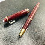 Montblanc Meisterstück Classique Platinum Rollerball Pen - Red