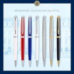 Waterman Hemisphere Stainless Steel Gold Trim Pen