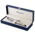 Waterman Expert Stainless Steel Fountain Pen Gift Set