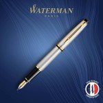 Waterman Expert Stainless Steel Fountain Pen Gift Set