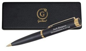 Personalized Matte Black & Gold Luxury Ballpoint Pen