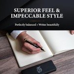 Personalized Matte Black & Gold Luxury Ballpoint Pen