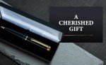 Personalized Matte Black & Gold Luxury Ballpoint Pen