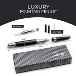 ZenZoi Premium Black Fountain Pen Gift Set